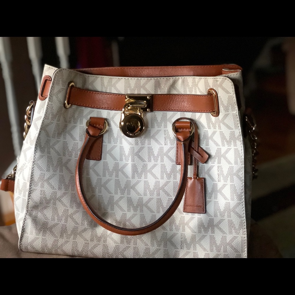 Michael Kors Hamilton vanilla tote